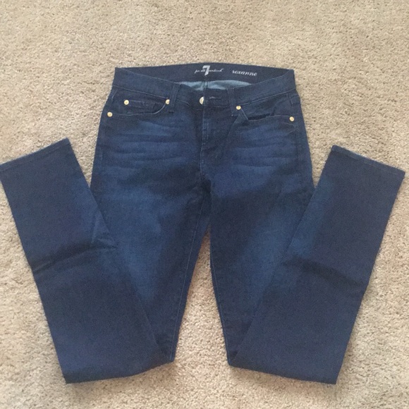 “7 for all man kind” dark blue jeans, size 28,New! - Picture 8 of 8